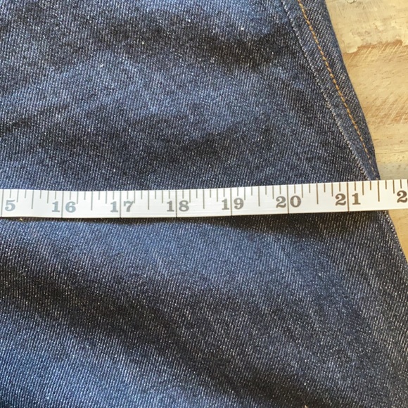 J BRAND wide leg flared bottom jeans with linen - Picture 11 of 15